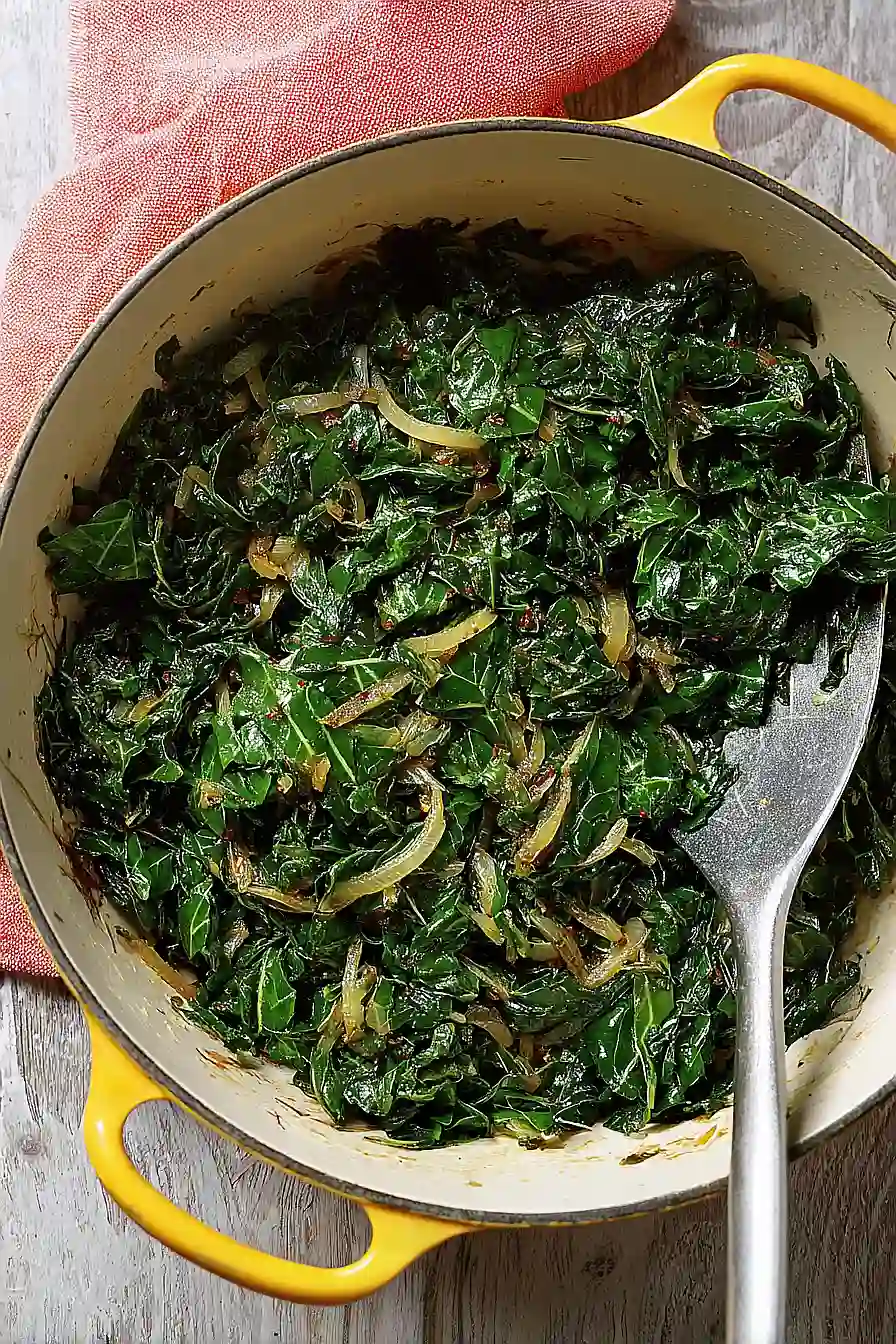 Fried Collard Greens Recipe
