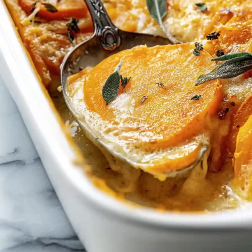 Sage Butternut Squash Gratin