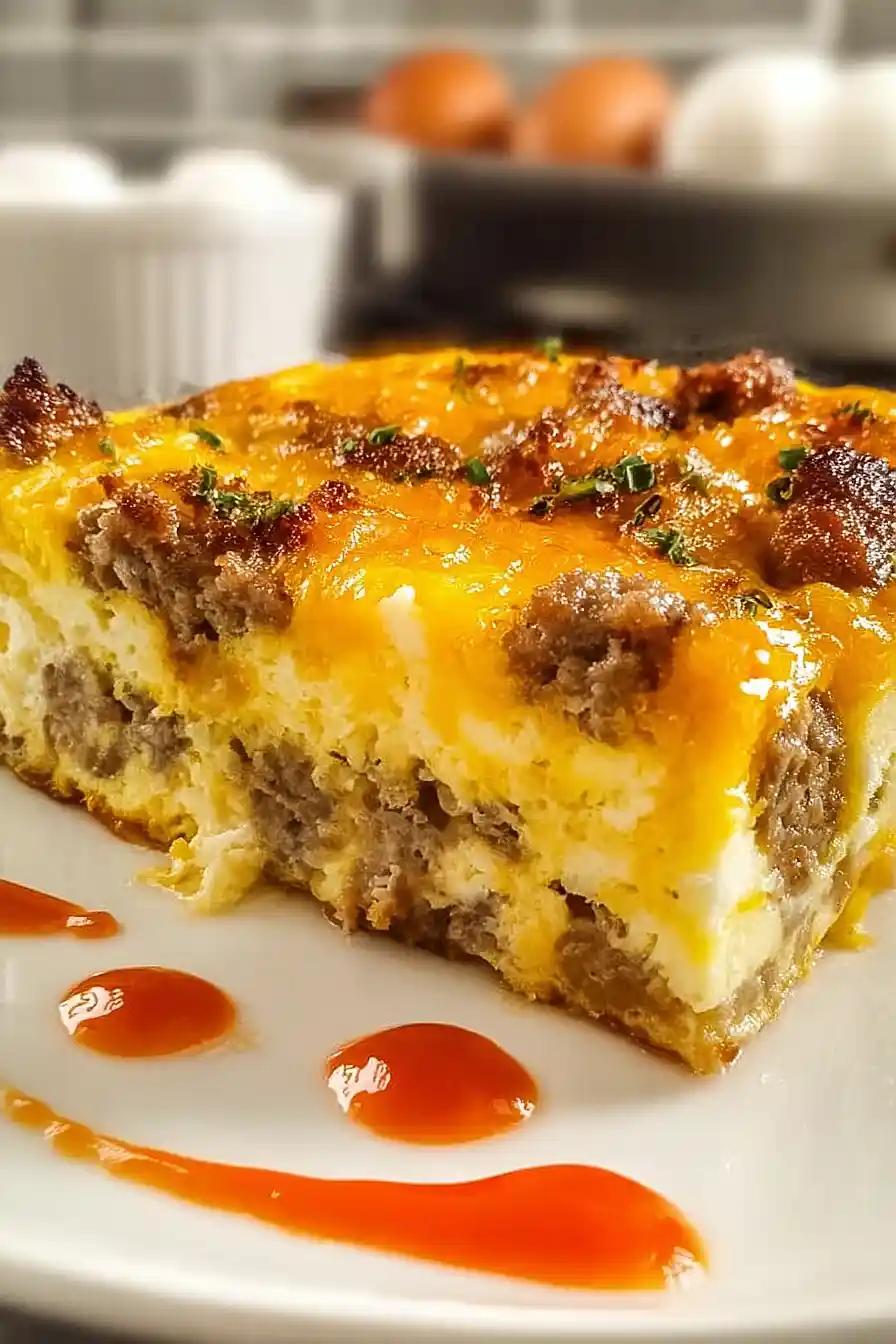 Sausage Egg and Cheese Breakfast Casserole