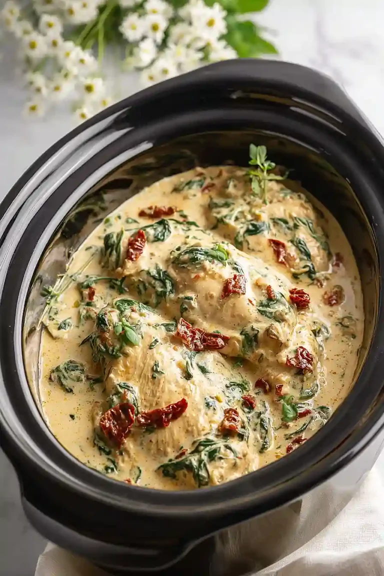 Crockpot Tuscan Chicken