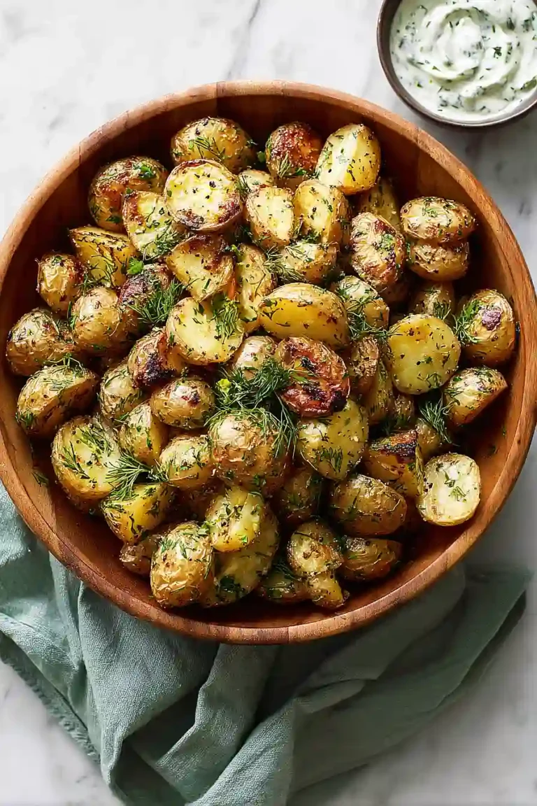 Herb-roasted baby potatoes