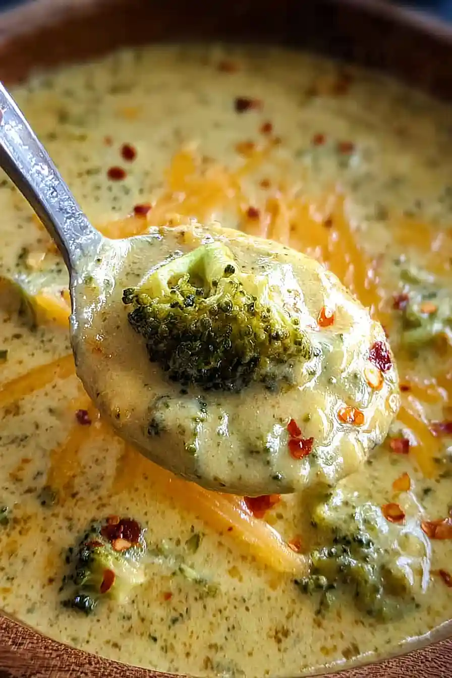 low carb broccoli cheddar soup