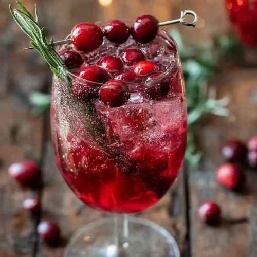 cranberry gin spritz