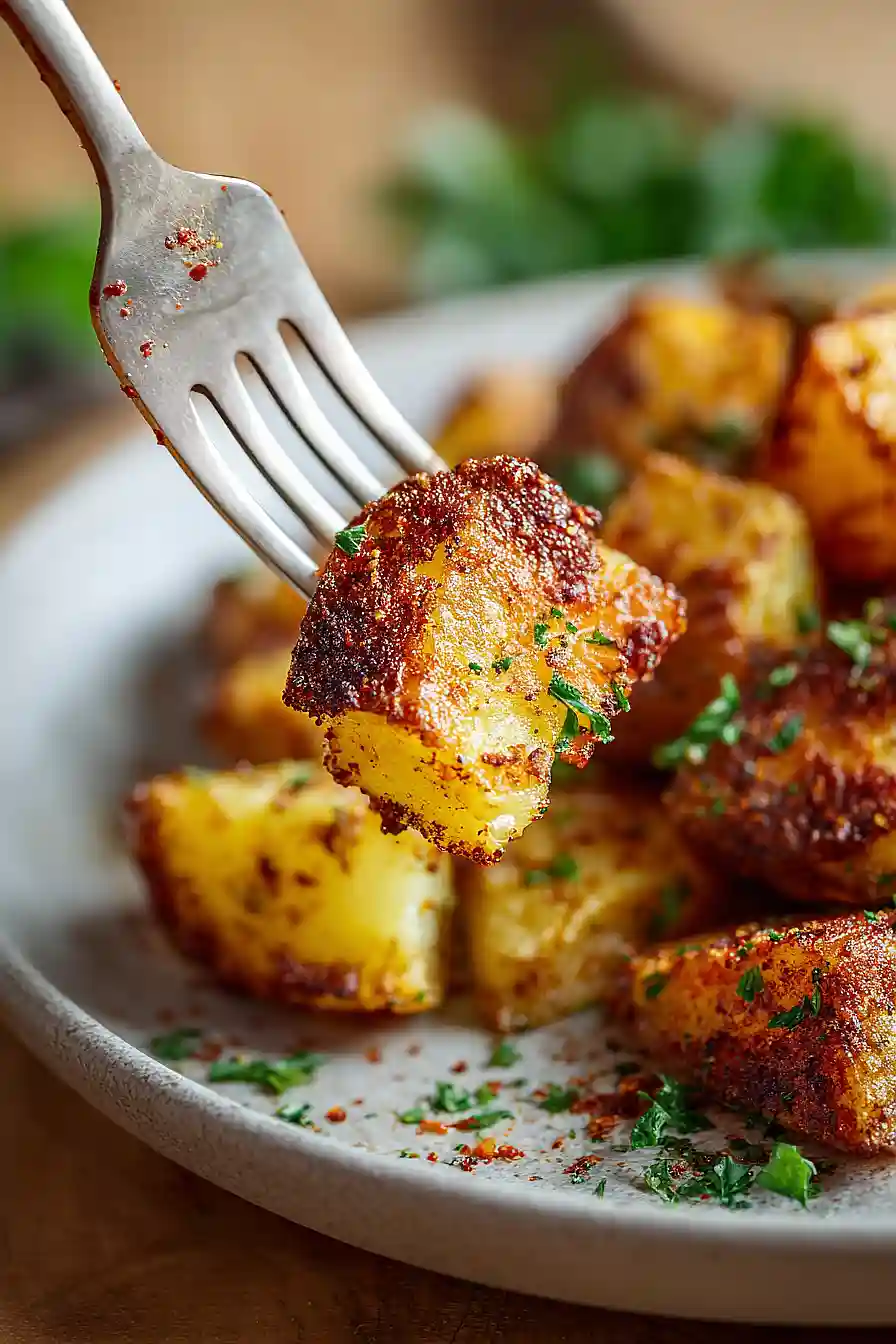 Spicy paprika roasted potatoes