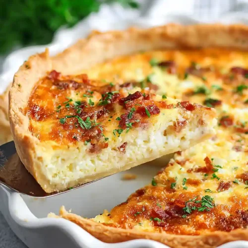 Bacon and Cheese Breakfast Quiche