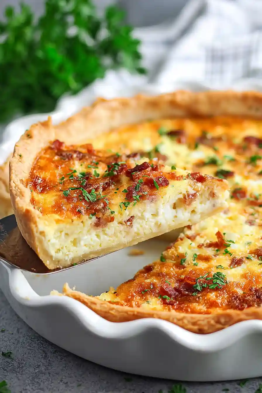 Bacon and Cheese Breakfast Quiche