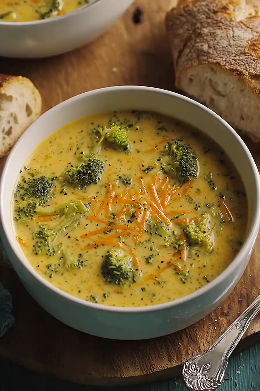 broccoli cheddar soup no cream