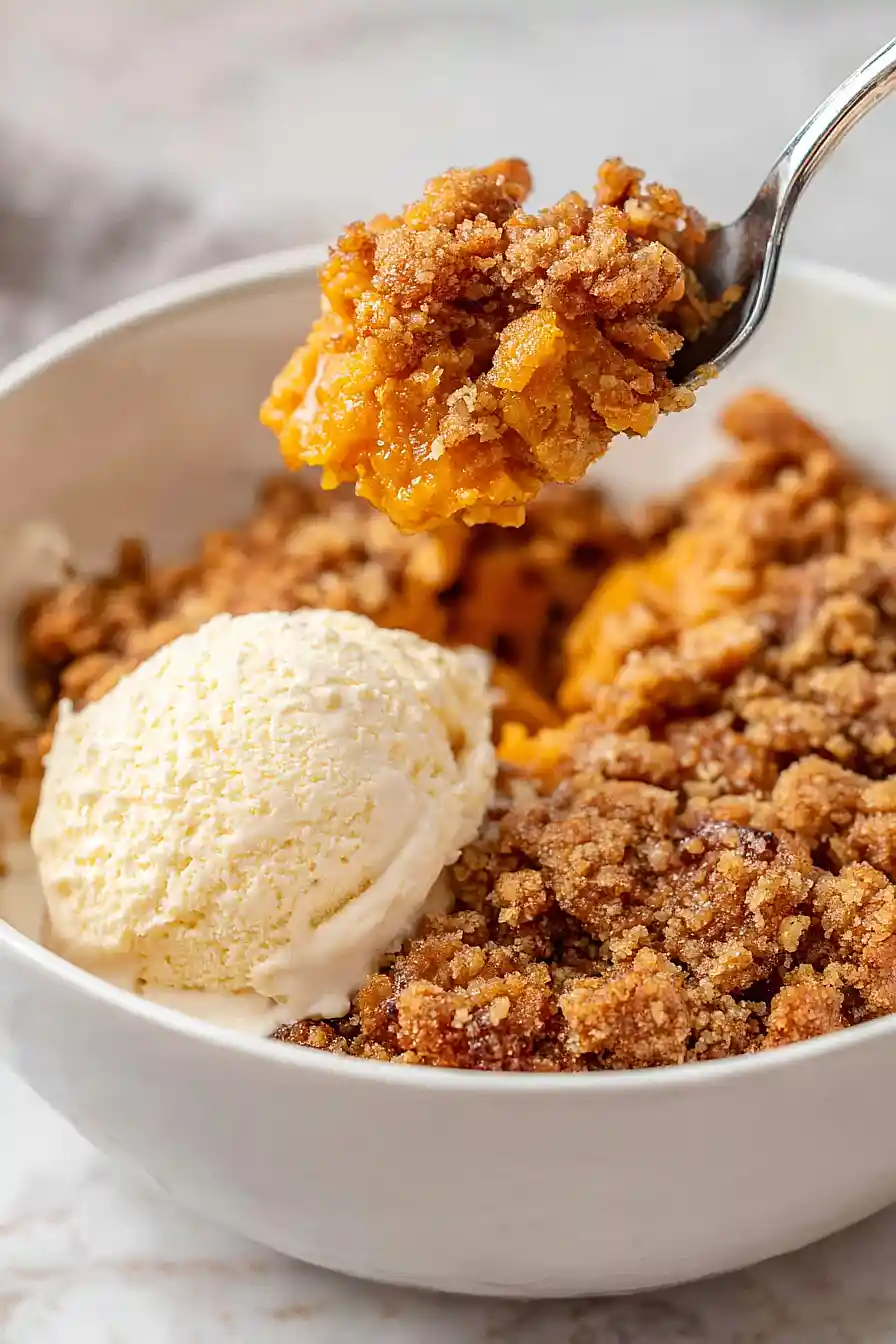 sweet potato crumble