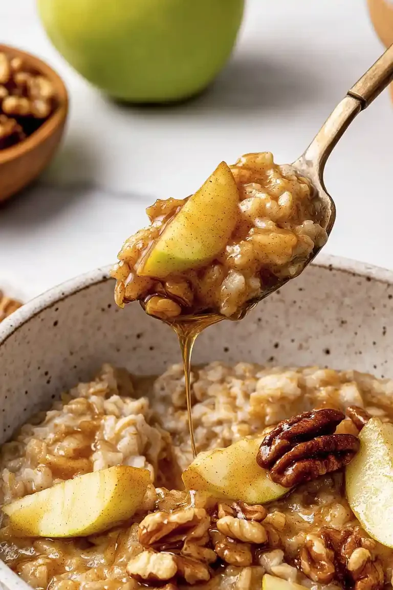 Apple Cinnamon Oatmeal Porridge