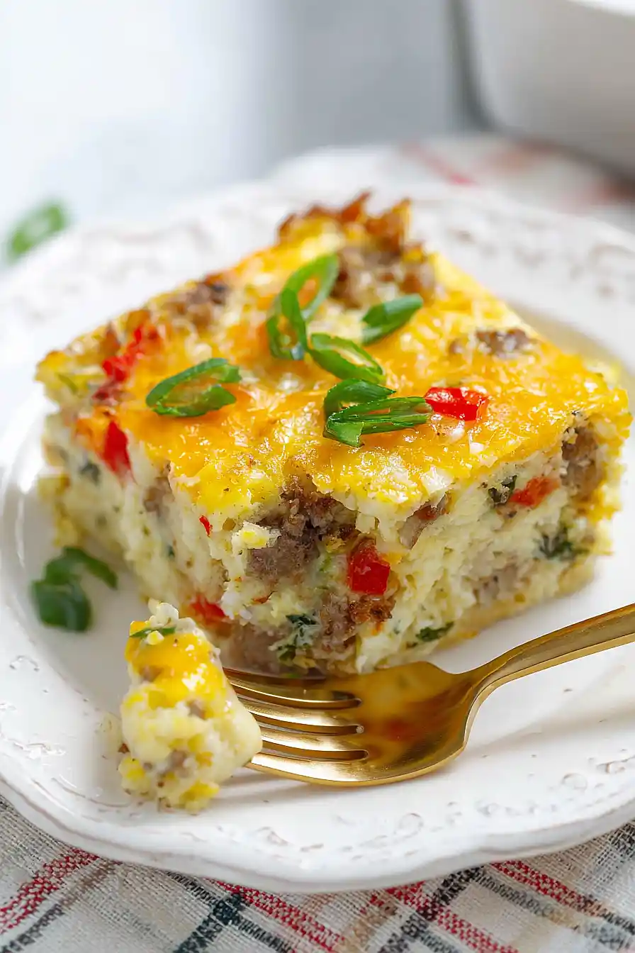 Sausage, Egg and Hash Brown Breakfast Casserole