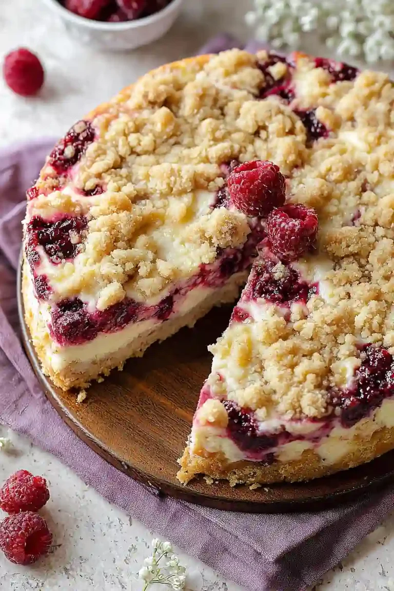 Raspberry Cream Cheese Coffee Cake