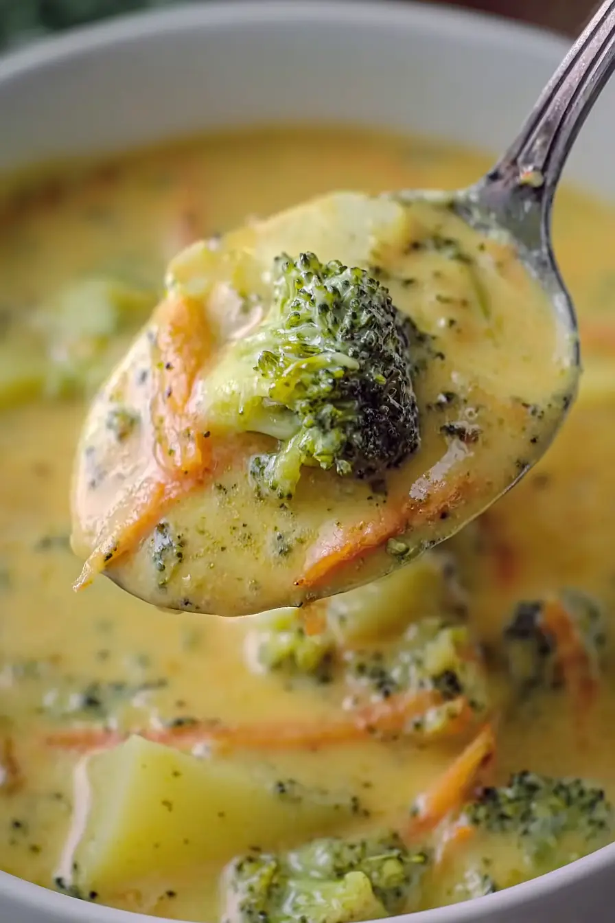 broccoli cheddar soup no cream