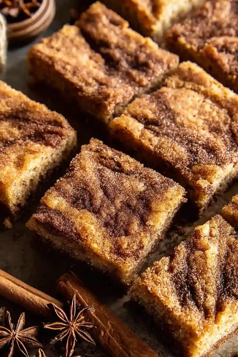 Cinnamon Snickerdoodle Blondies