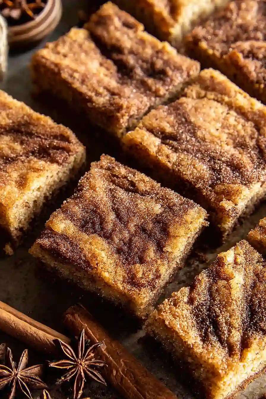 Cinnamon Snickerdoodle Blondies