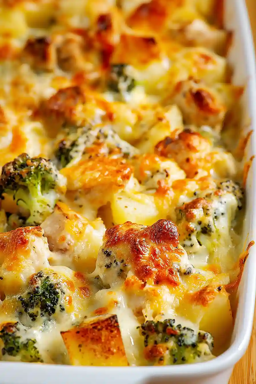 Baked Potato Chicken and Broccoli Casserole