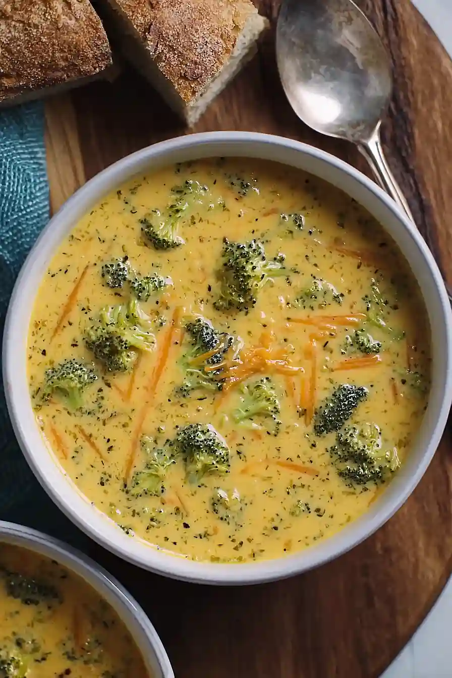 broccoli cheddar soup no cream