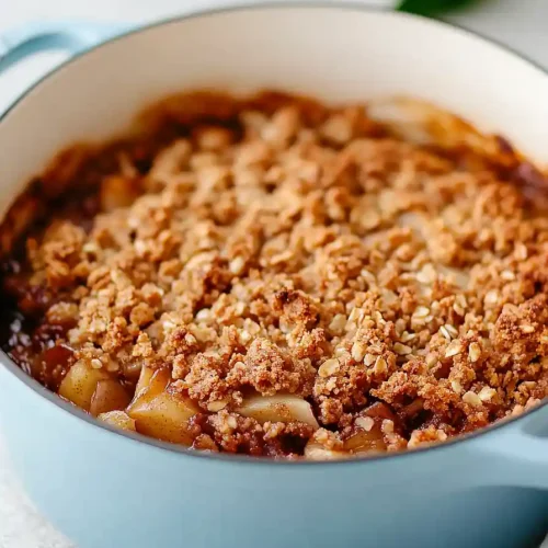dutch oven apple crisp