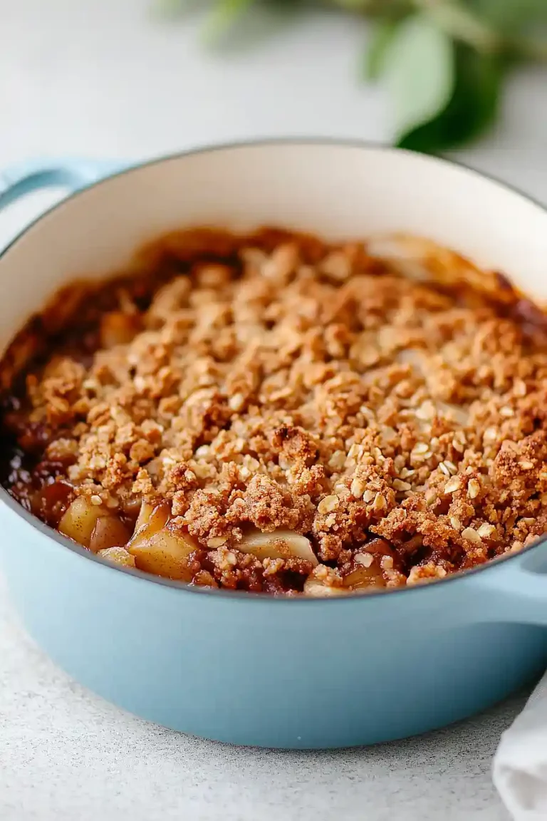 dutch oven apple crisp