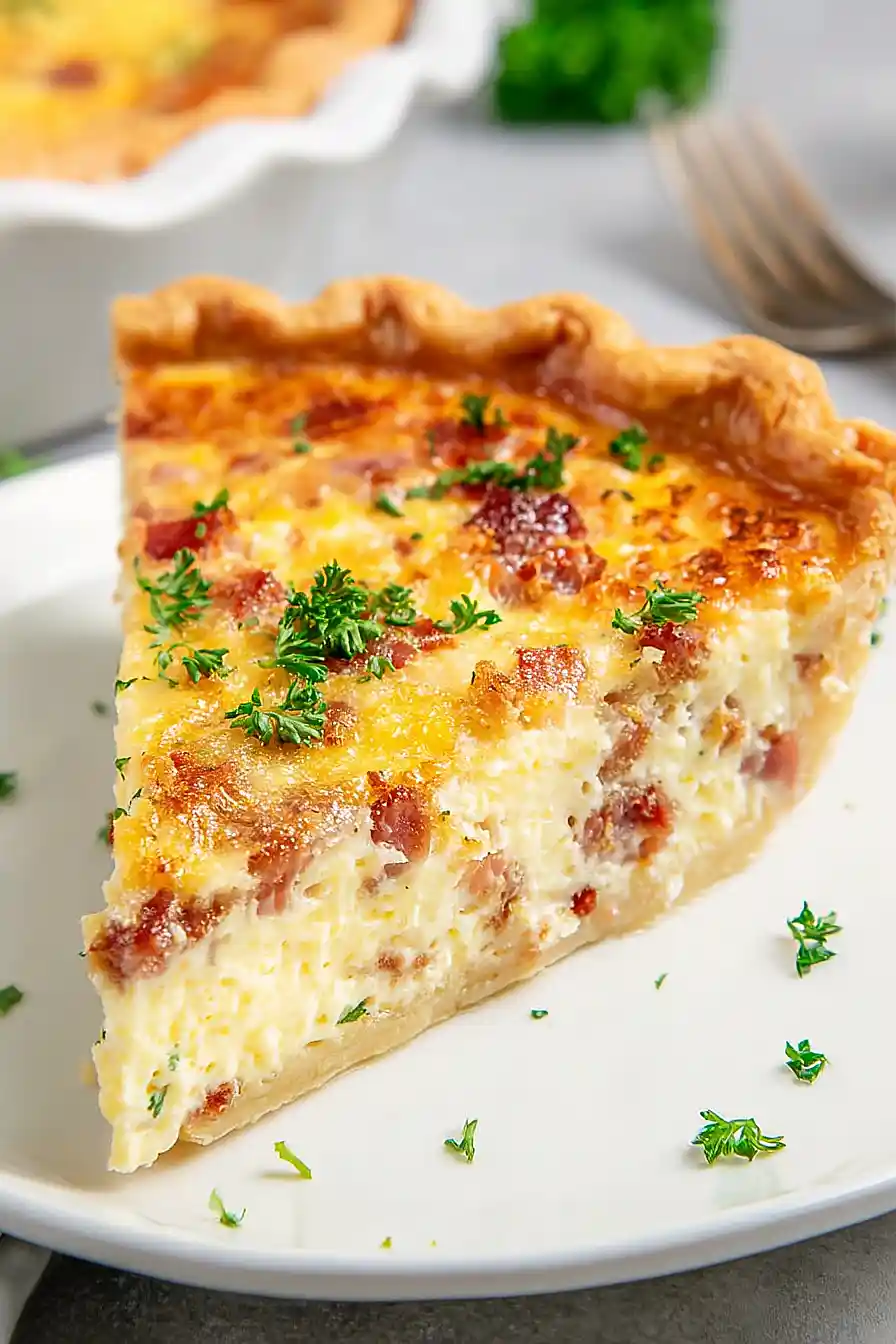 Bacon and Cheese Breakfast Quiche