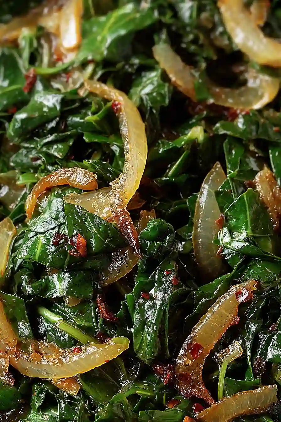 Fried Collard Greens Recipe