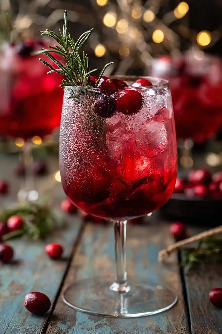cranberry gin spritz