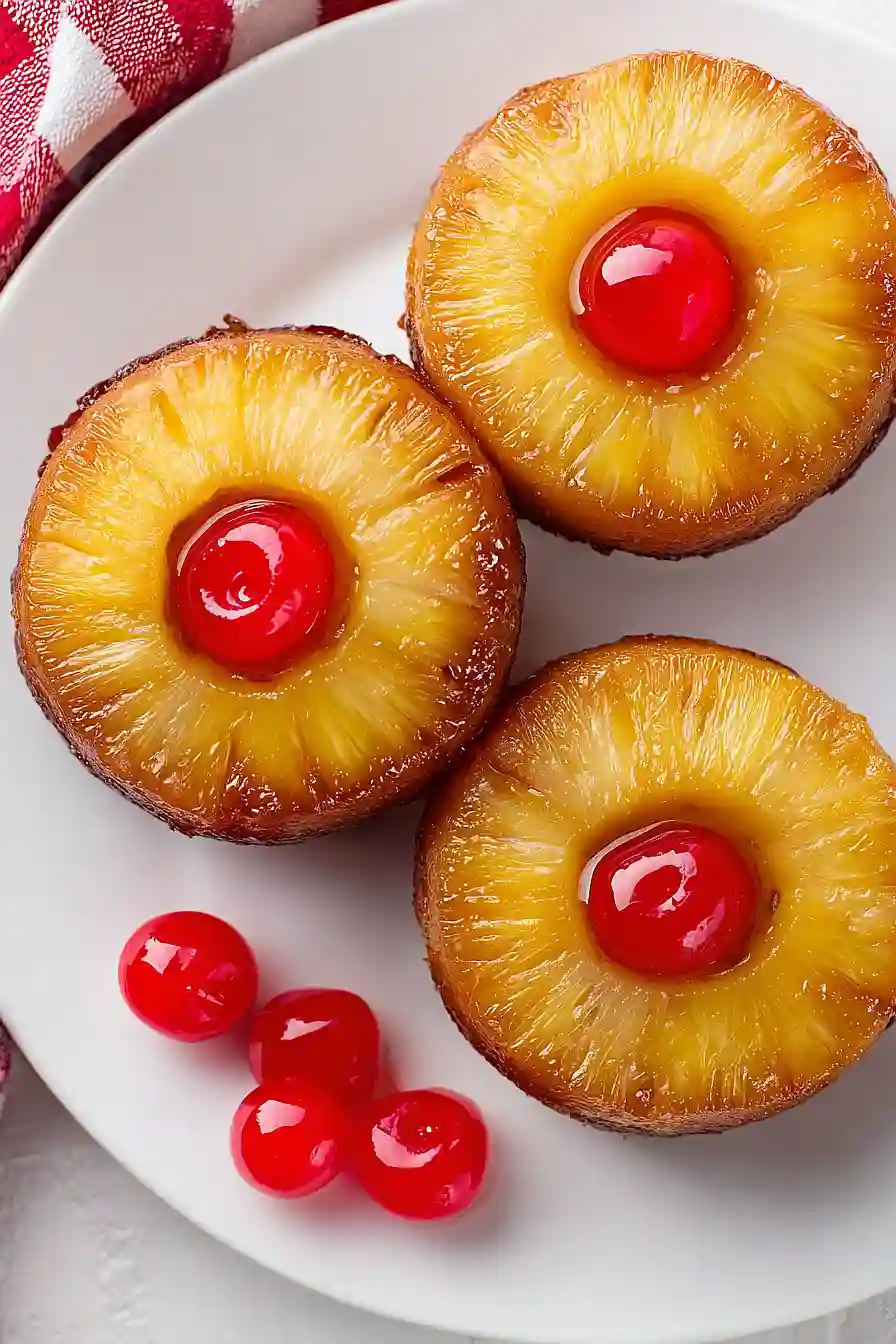 Mini Pineapple Upside Down Cakes