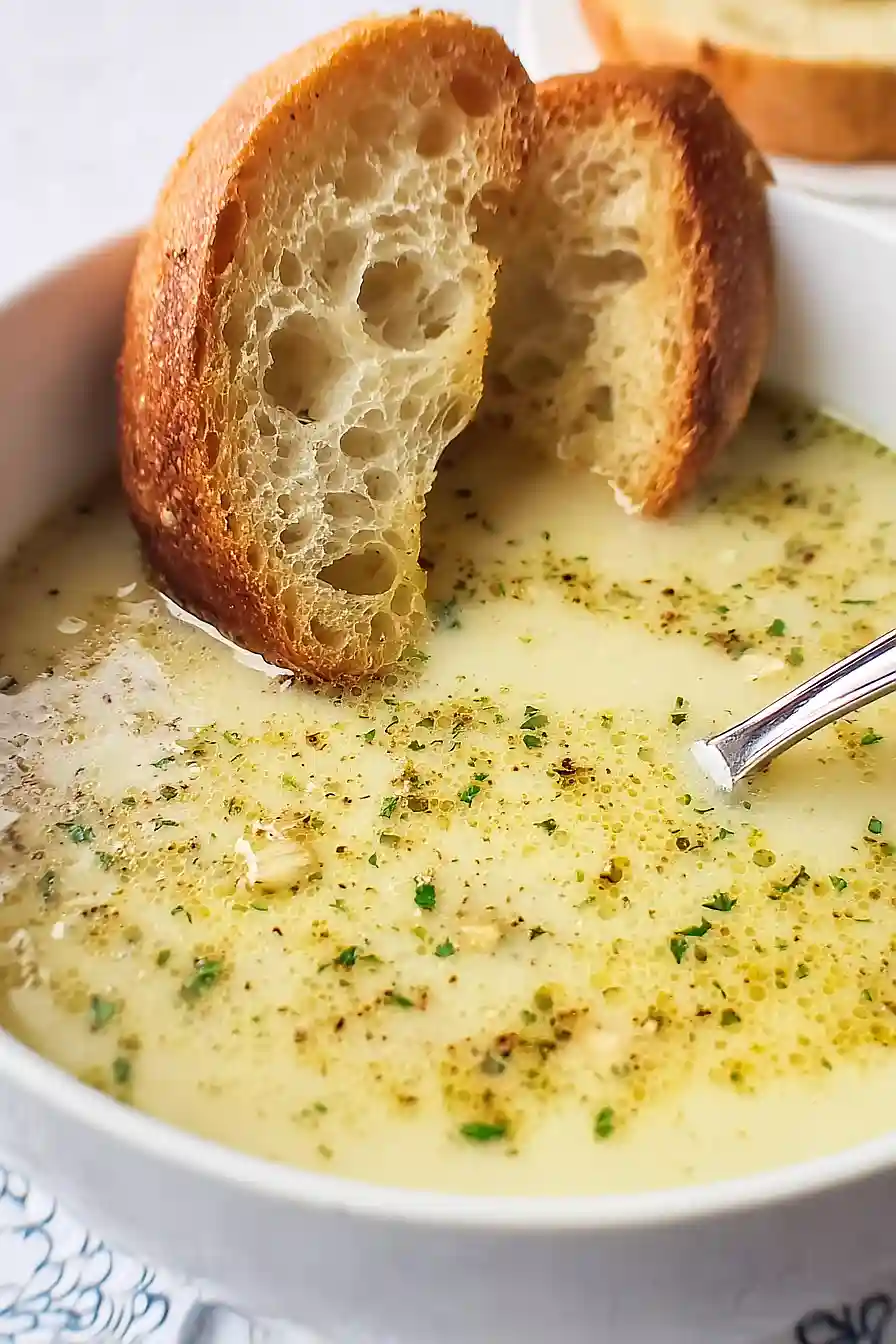Country French Style Garlic Soup