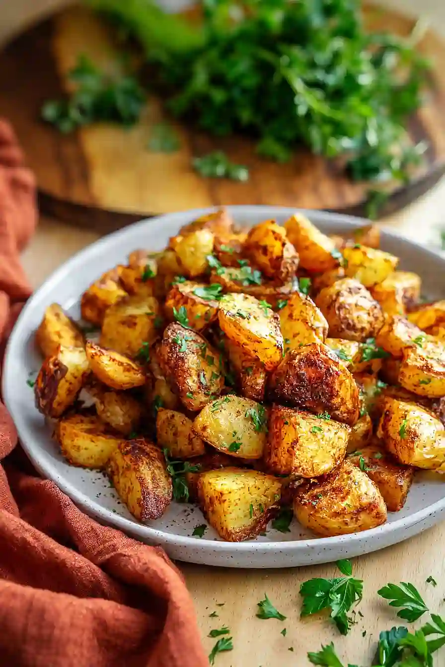 Spicy paprika roasted potatoes