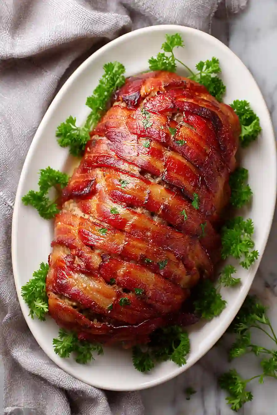 Bacon-Wrapped Meatloaf