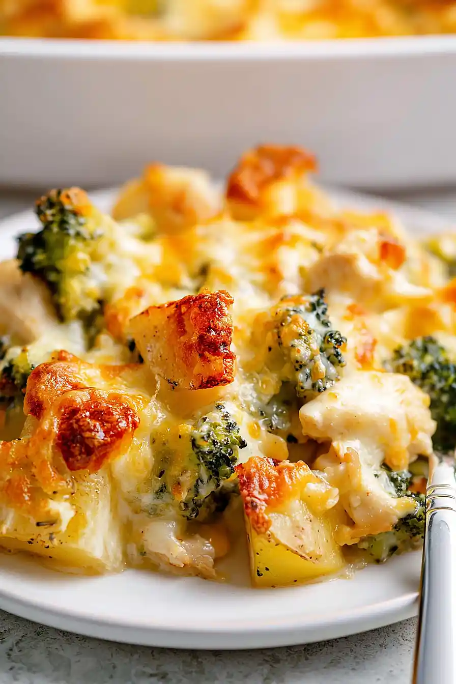 Baked Potato Chicken and Broccoli Casserole