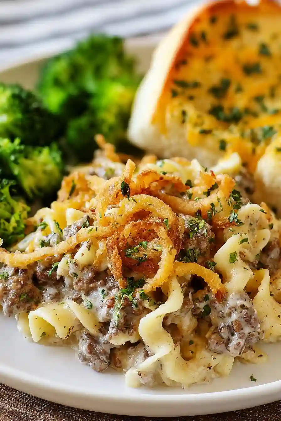 French Onion Beef Casserole