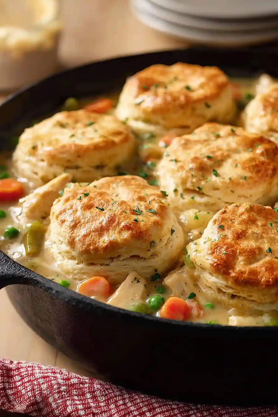 Chicken and Biscuit Pot Pie