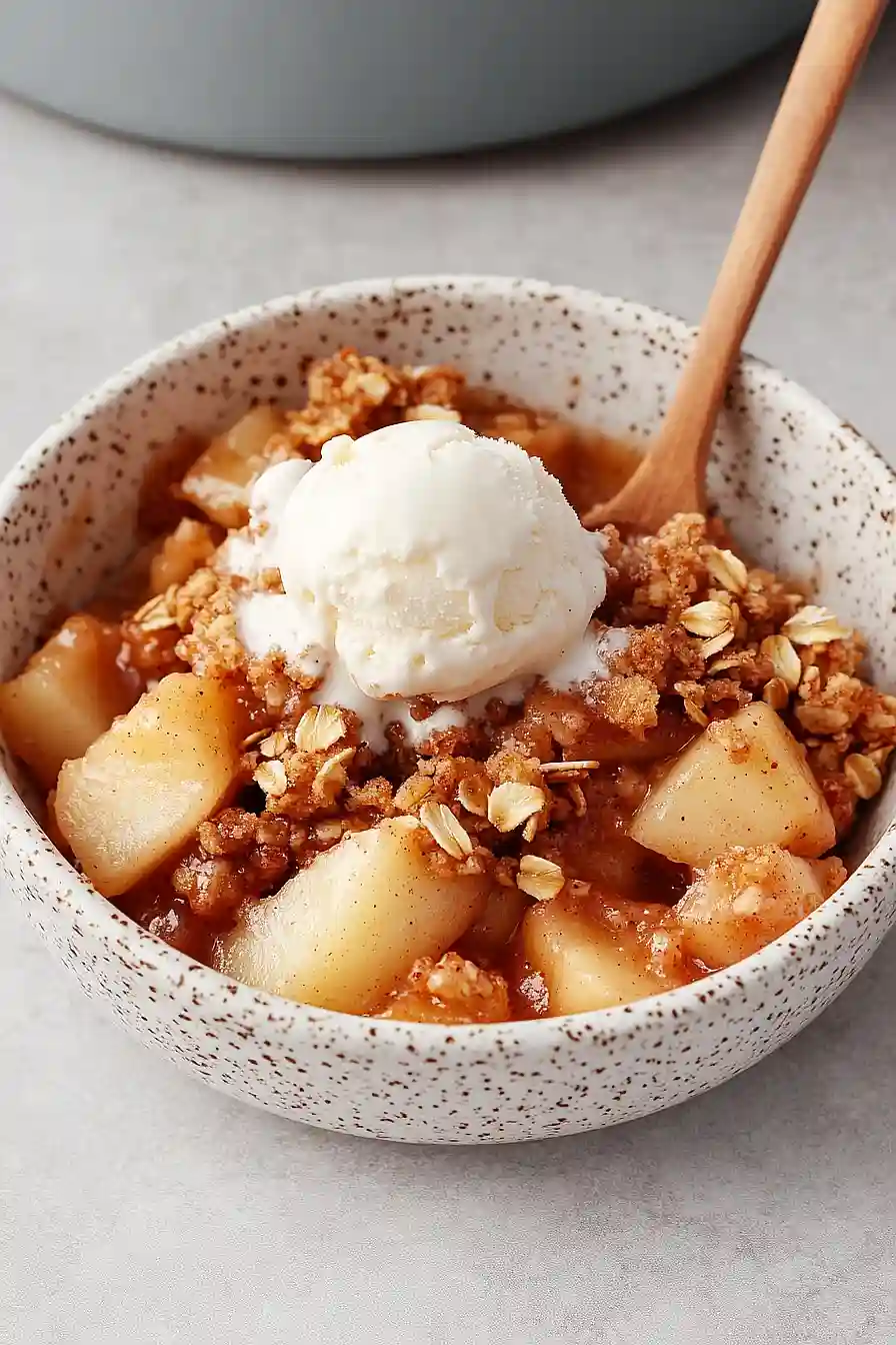 dutch oven apple crisp