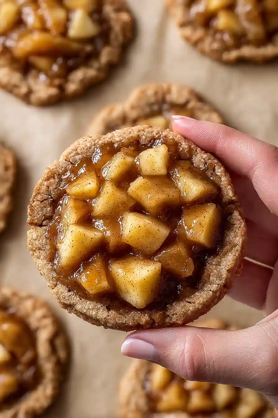 vegan apple pie cookies