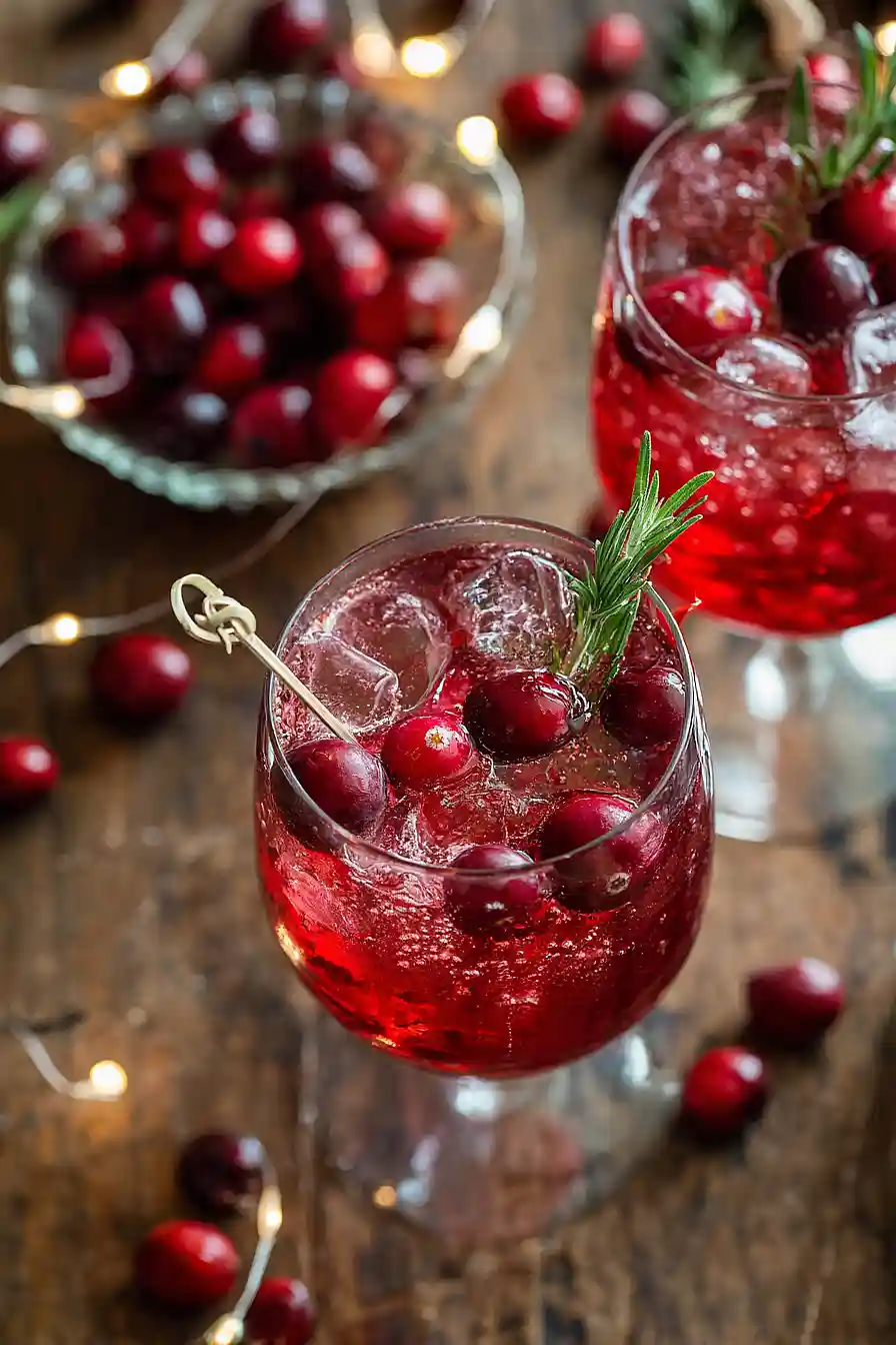 cranberry gin spritz