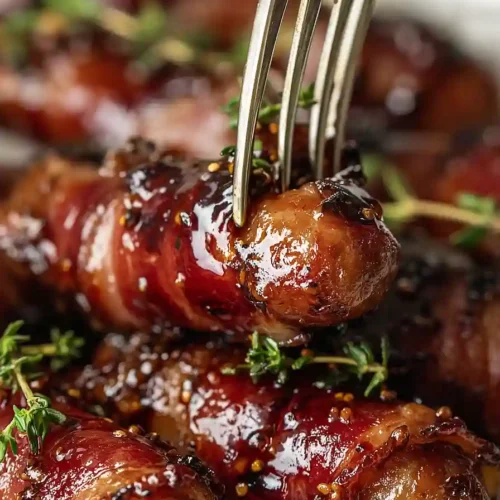 sticky pigs in a blanket