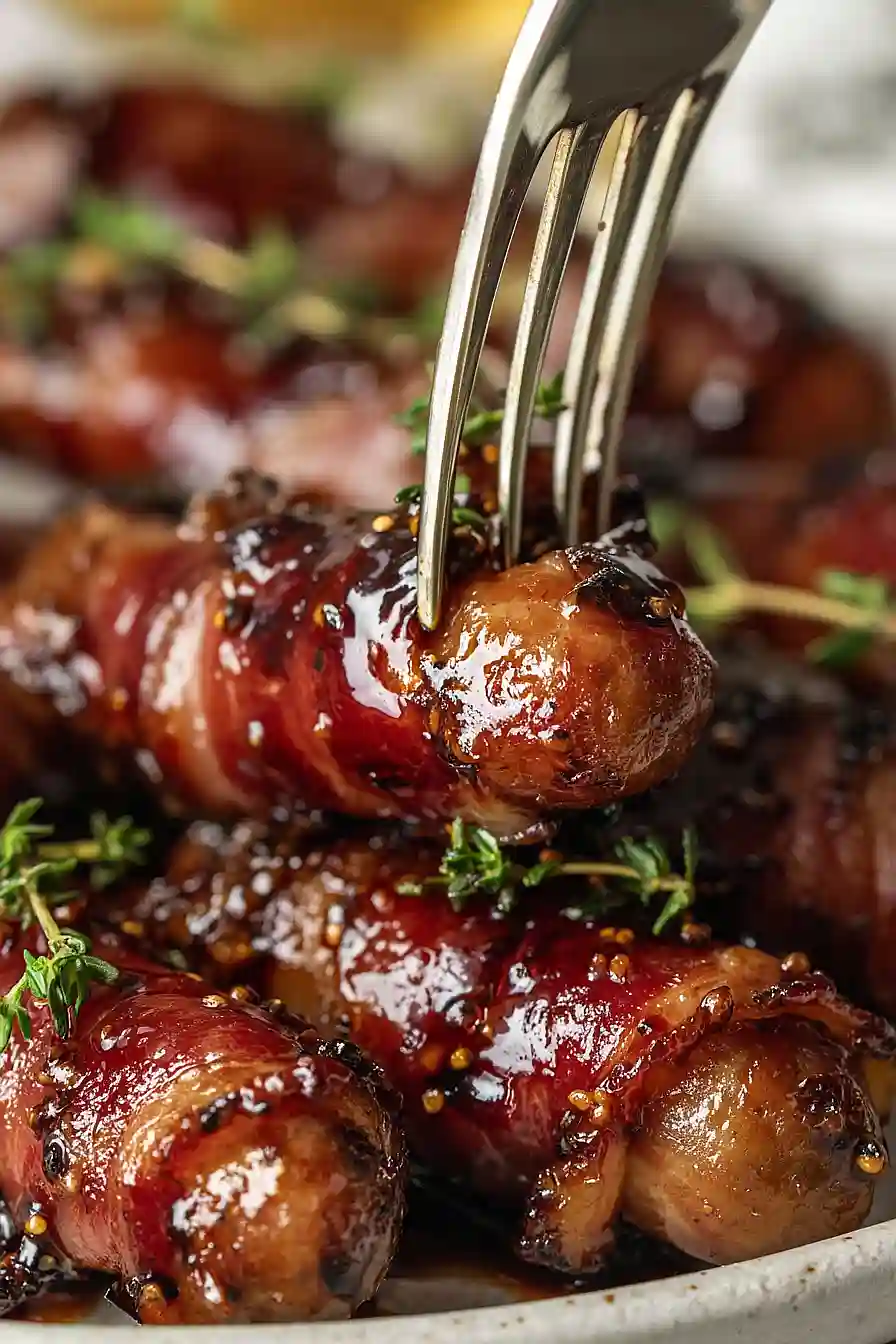 sticky pigs in a blanket