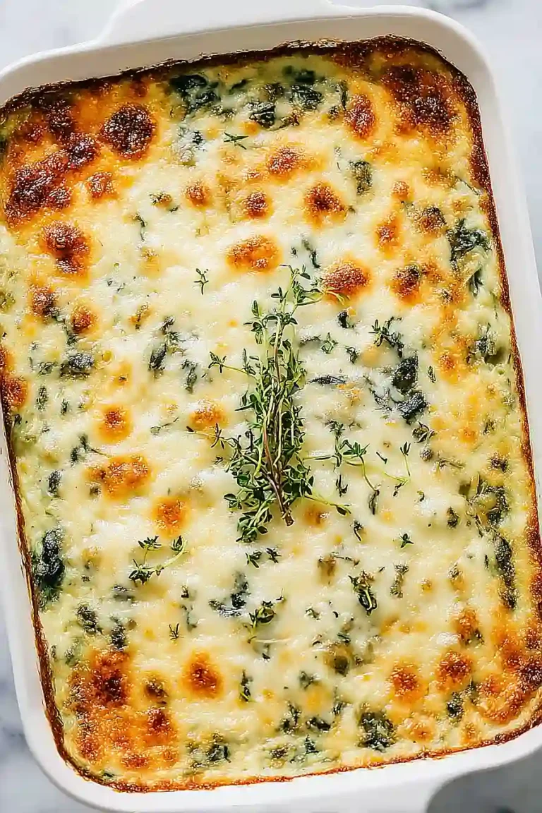 Creamy Chicken and Spinach Casserole