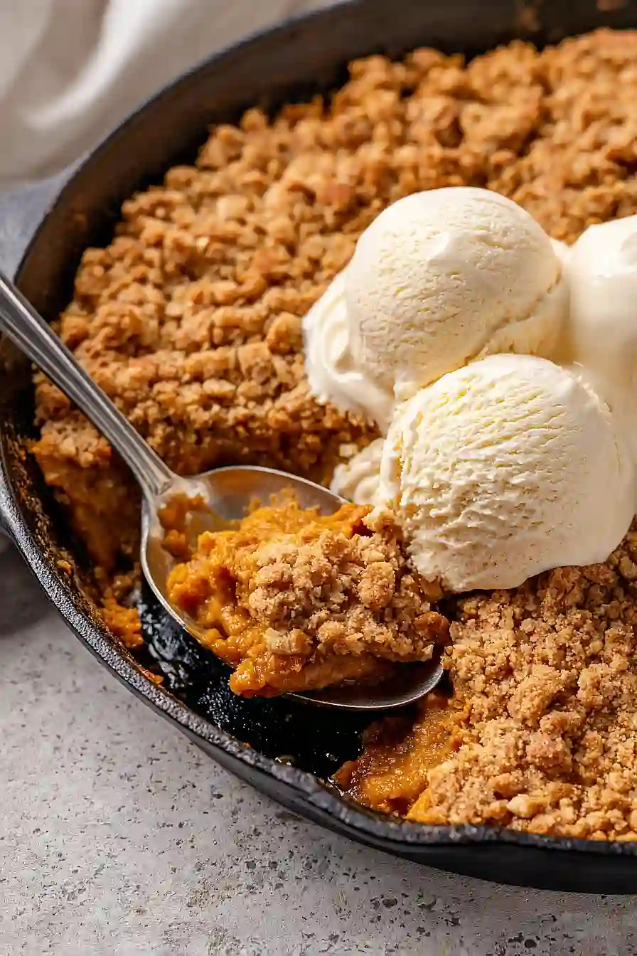 sweet potato crumble