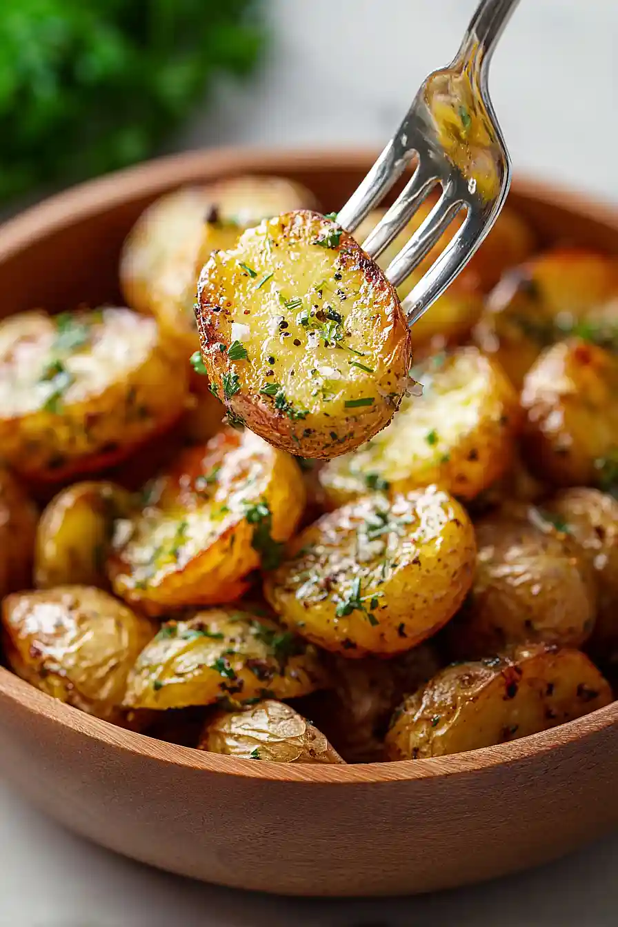 Herb-roasted baby potatoes