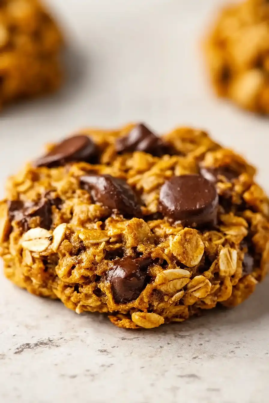 3 ingredient Pumpkin Oat Cookies