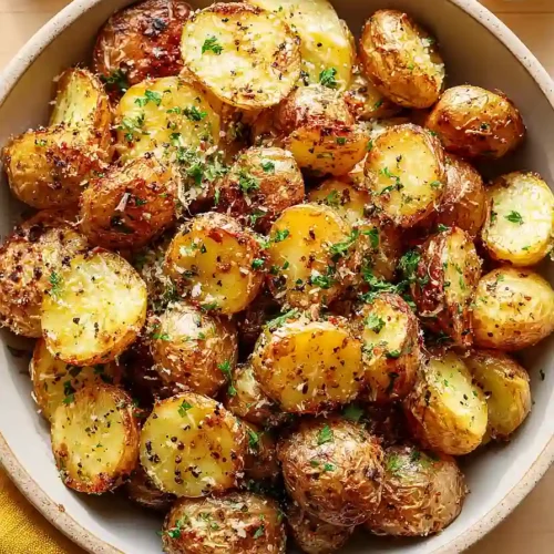 Garlic parmesan roasted potatoes