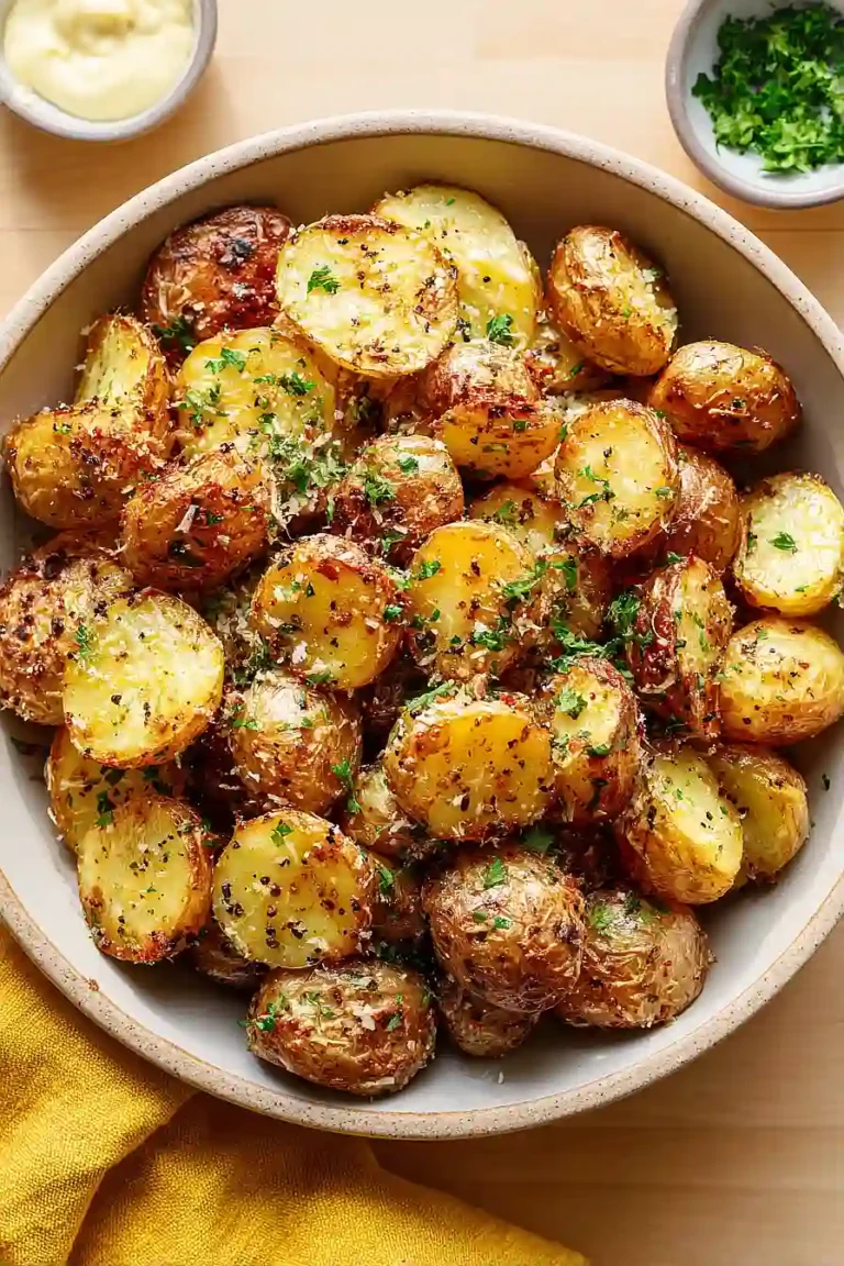 Garlic parmesan roasted potatoes