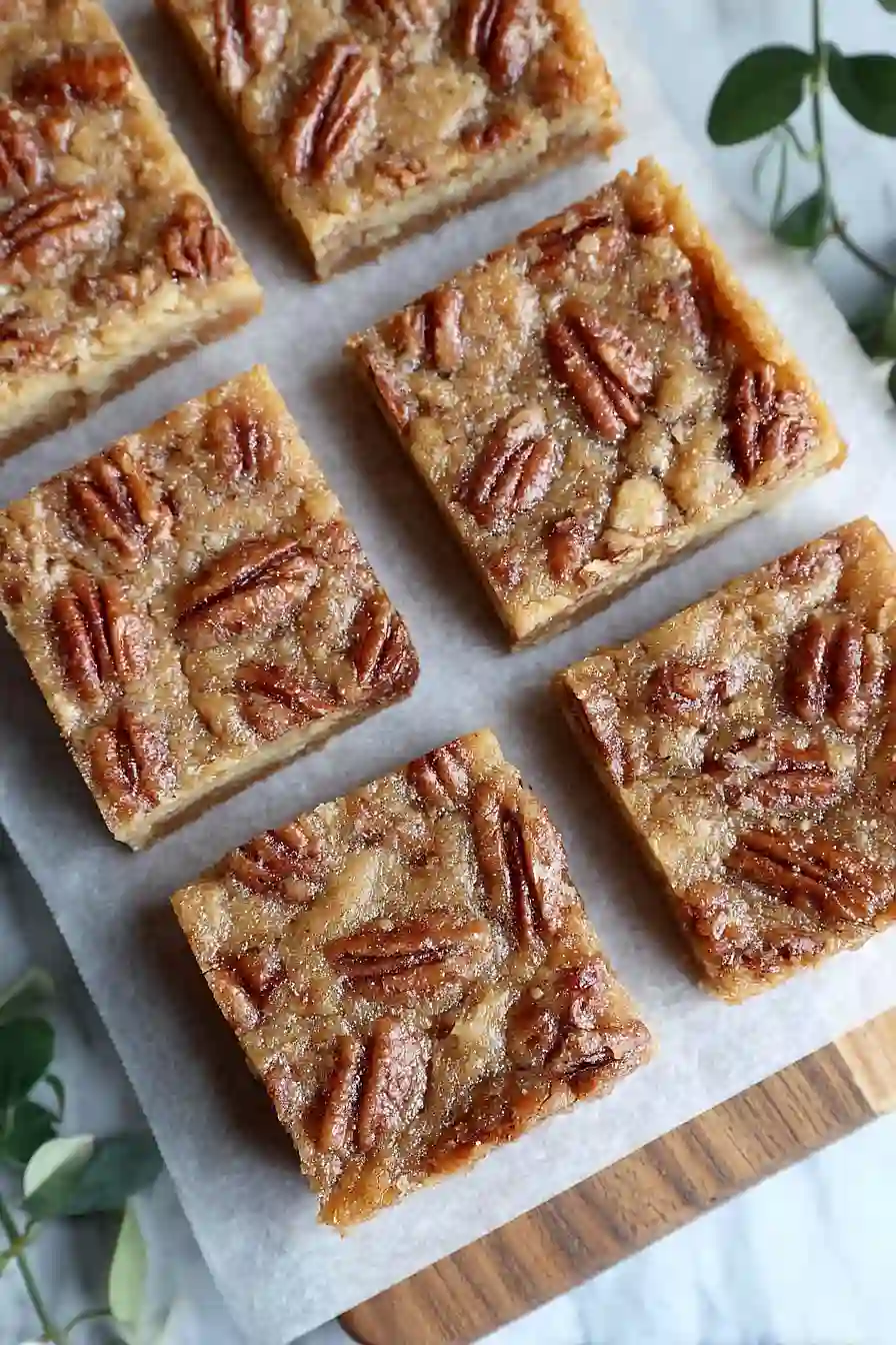 sheet pan pecan pie bars