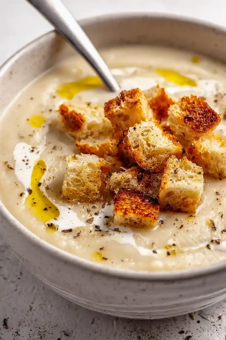 vegan roasted garlic potato soup