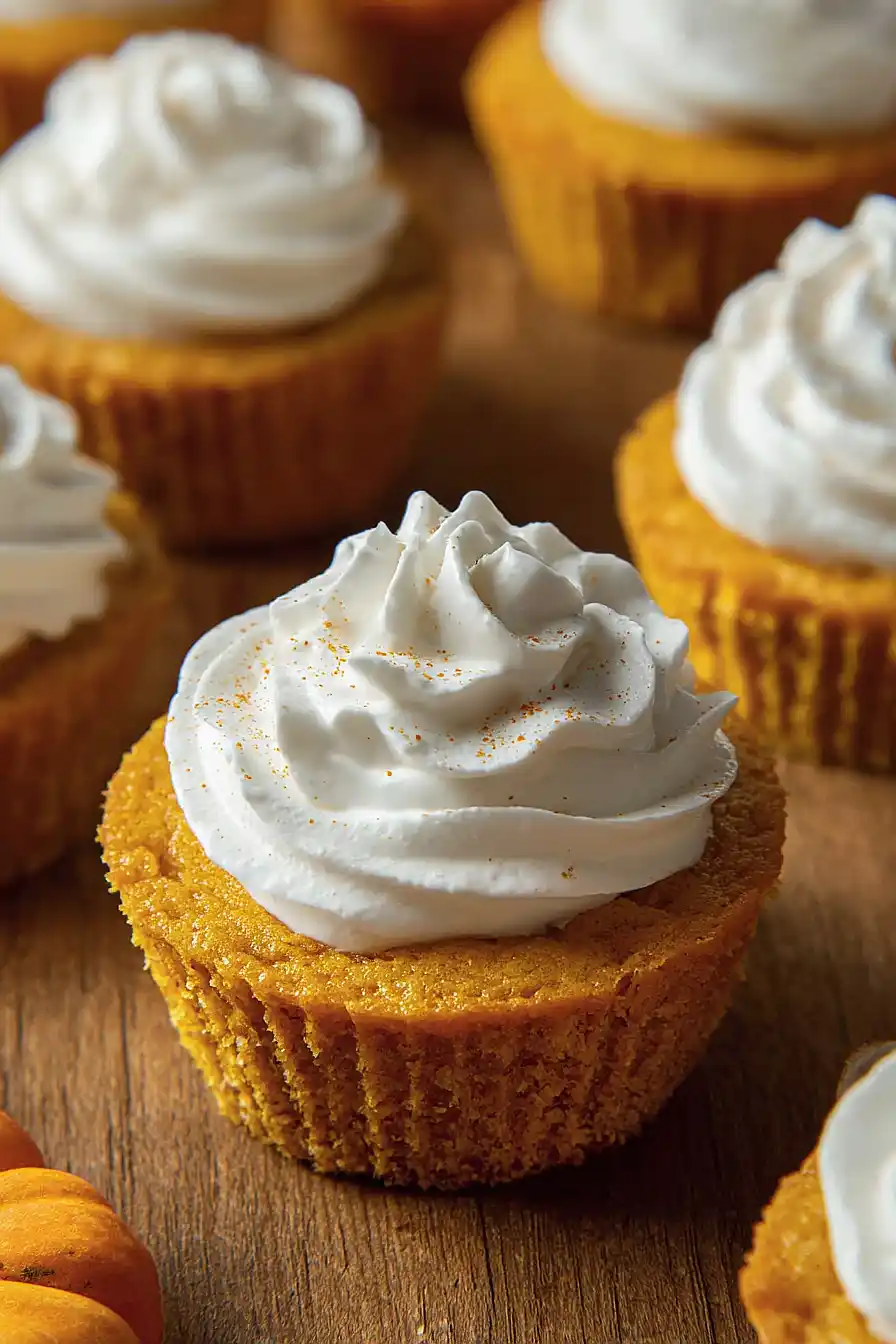 Impossible Pumpkin Pie Cupcakes