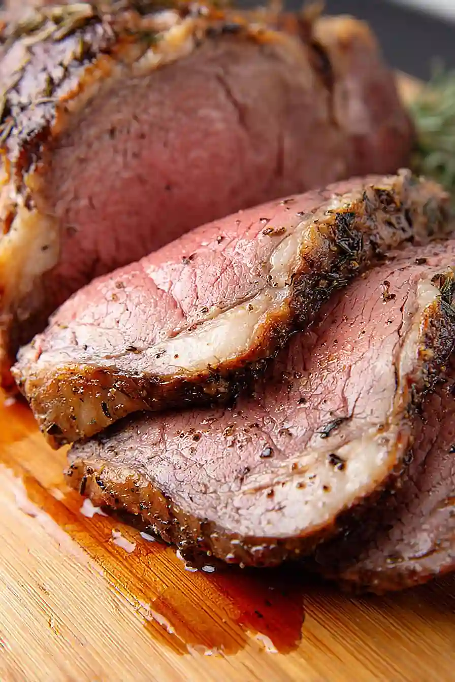 medium rare oven roasted prime rib