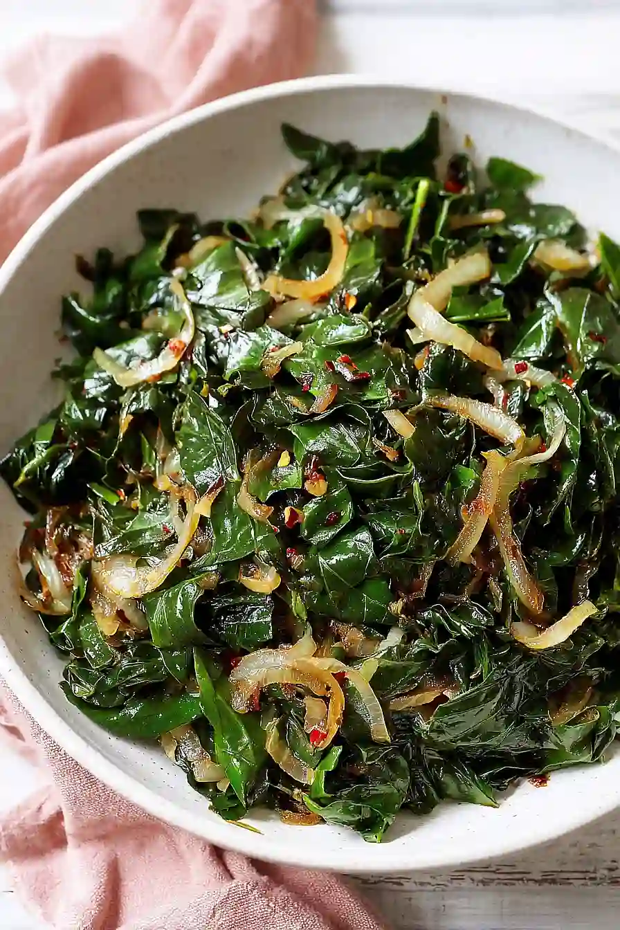 Fried Collard Greens Recipe