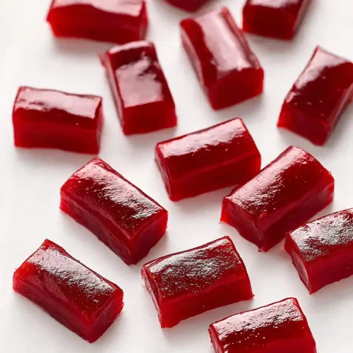 Cranberry Pomegranate Caramels
