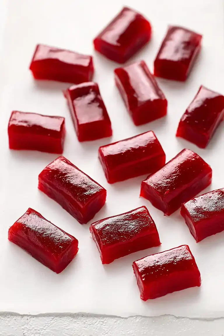 Cranberry Pomegranate Caramels